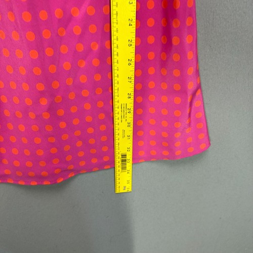 VTG 90s Y2K La Belle Womens Dress SZ 5 Hot Pink Polka Dot Mini Barbie Core Tank - Picture 5 of 11