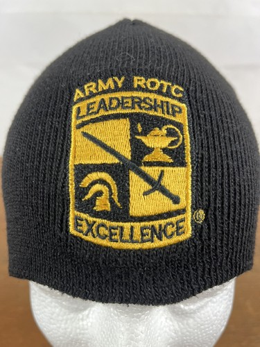 Army ROTC schwarze Polyester-Beanie Einheitsgröße Rutsche - Bild 2 von 6
