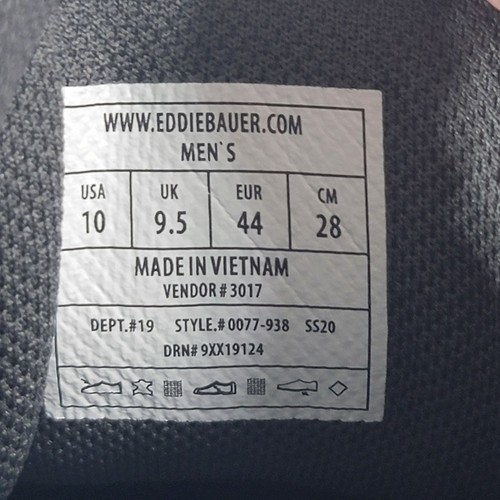 Eddie Bauer Lukla Flux Hiking Shoe, Men's 10, Cinder Gray, EUC - Picture 10 of 10