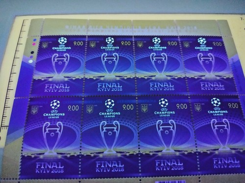 Ukraine 2018 Soccer Football Champions League Final MNH - Picture 4 of 4