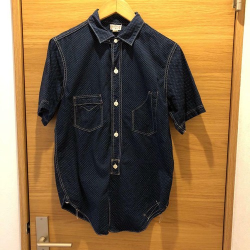 Free Wheelers Wabash Dot Indigo S/S Shirt 15