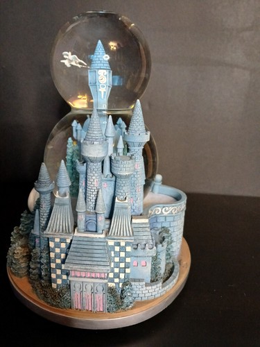 Disney Cinderella Double Snow Globe Music Box Tested Works. Read description. - Picture 4 of 7