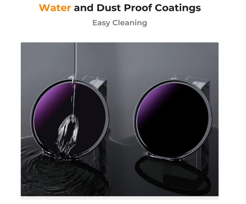 K&F Concept ND1000000 Ultra Dark ND Lens Filter 20-Stops Fixed Neutral Density - Picture 5 of 6