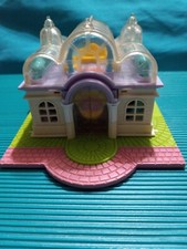 Vintage 1994 Bluebird Polly Pocket Pollyville Light Up Bridal Salon ONLY 