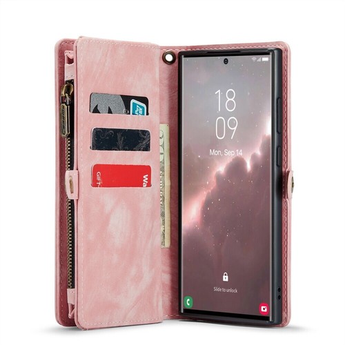 Zipper Leather Wallet Phone Case for Samsung S23 S24 S25 A54 A34 A16 A26 A36 A56 - 第 31/84 張圖片