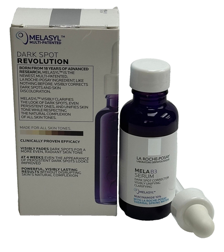 La Roche-Posay MELA B3 Serum Anti-Dark Spot Concentrate 1 oz/30ML Box Damaged - Picture 3 of 6