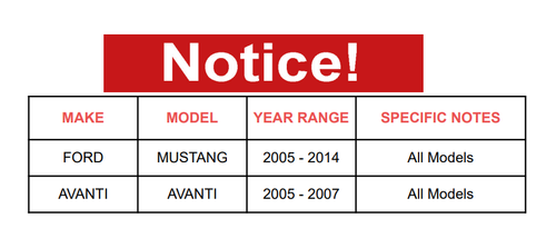 Par de cojinetes y bujes de rueda delantera Avanti 2005-2014 para Ford Mustang 2005-2007 - Imagen 2 de 5