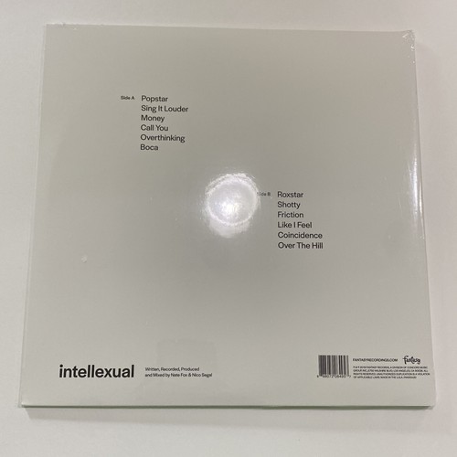 INTELLEXUAL by Nate Fox & Nico Segal Vinyl Record LP (FAN00420) New & Sealed! - Picture 2 of 2