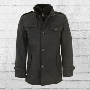 Details zu Indicode Herren Filz Mantel Brandon anthrazit Männer Jacke grau Details zu Indicode Herren Filz Mantel Brandon anthrazit Männer Jacke grau