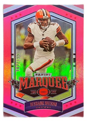 Deshaun Watson 2022 Panini Chronicles Marquee Pink /199 Browns