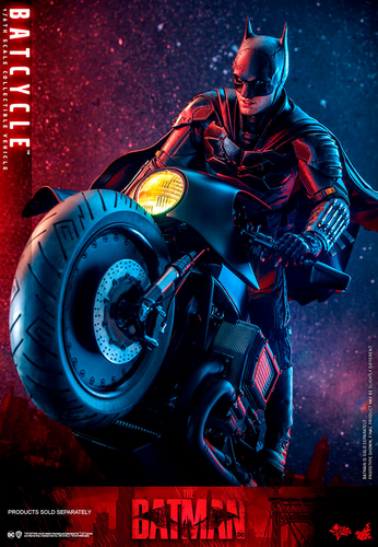 THE BATMAN~BATCYCLE~ACCESSORIO VEICOLO FIGURE SESTA SCALA~MMS642~HOT TOYS~MIBS - Foto 6 di 13