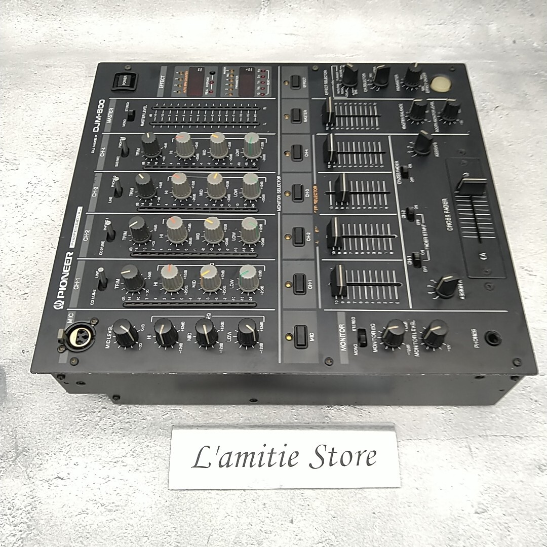Pioneer DJM-500 DJ Mixer Model 4-Channel Performance Mixer