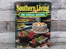 1987 Annual Recipes Southern Living Hardcover Cookbook 384 Pages Vintage Decor
