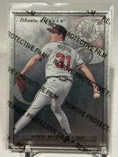 Greg Maddux 1996 Leaf Steel #53 Of Seventy-Seven