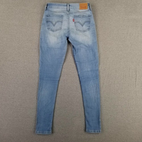 Levi's 535 Super Skinny Size 28 Jeans Stretch Light Wash Jegging - Picture 7 of 12