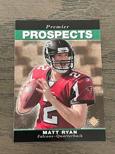 2008 SP Rookie Edition Matt Ryan Premier Prospects Rookie #292 Atlanta Falcons