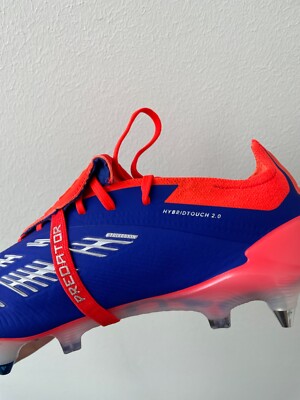 ADIDAS PREDATOR ELITE FT SG BLUE/ORANGE SOCCER CLEATS BOOTS