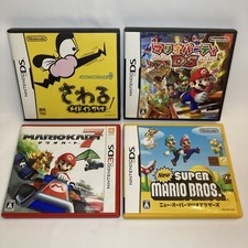 Lot Nintendo DS Games Japanese Import Super Mario Bro. Party Kart Made in Wario
