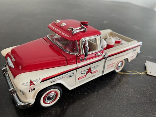 Chevrolet Flying A 1955 Franklin como nuevo camión de servicio escala 1:24 réplica completa - Imagen 23 de 24