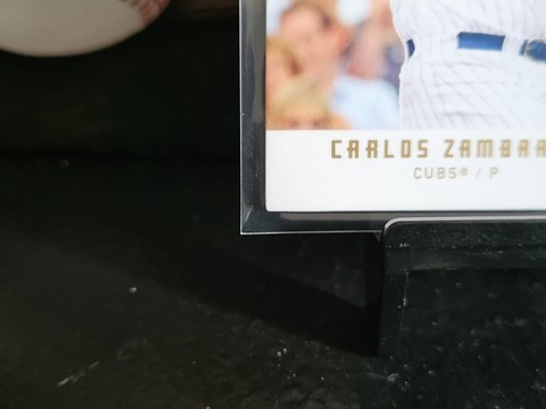 2009 Upper Deck SPx Carlos Zambrano Jersey Relic Blue Chicago Cubs ๐ฅ - Picture 11 of 11