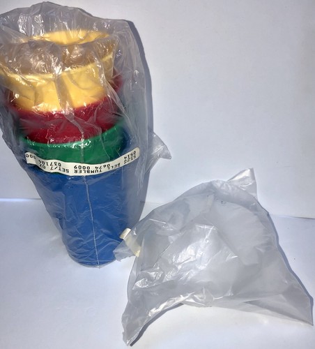 Tupperware Bell Tumbler Vtg Sheer Flat Sipper Seal Sippy Cup Set 4 Colors - Picture 2 of 10