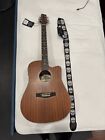 Six String Acoustic Guitar Stagg With Guitar Strap And Pick