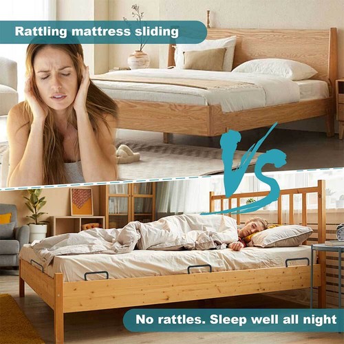 2Pcs Mattress Retainer Holder Bracket Guard Bar Mattress Prevent Sliding Keeper - Picture 5 of 12