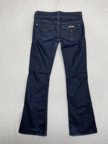 HUDSON Pants SIGNATURE BOOT CUT JEANS Flair Low Rise Fashion Bohemian Luxury 28 - Picture 2 of 16
