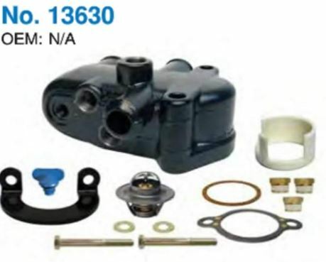 Mercury Thermostat Housing Assembly 863457A2 4.3 5.0 5.7 350 MAG mercruiser - Foto 1 di 2
