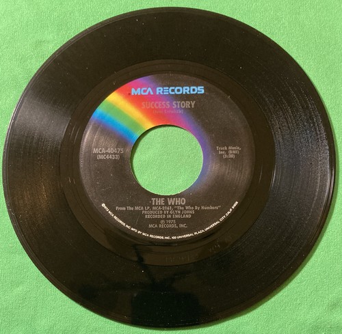 Squeeze Box + Success Story by The Who (MCA Records, 1975) Vinyl 45 - Picture 4 of 7