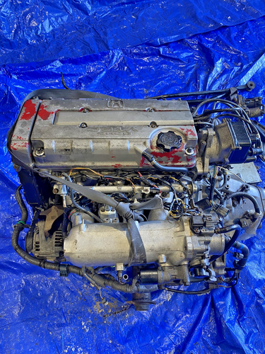 1998 JDM HONDA TYPE R B18C ENGINE 5 SPEED LSD TRANSMISSION 4-1 HEADERS SPEC-R - Picture 8 of 24