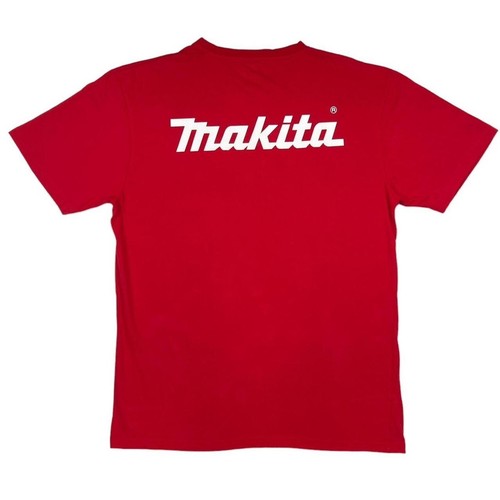 T-shirt originale Makita XL taglia promozionale articolo rosso bianco logo extra large - Foto 12 di 13