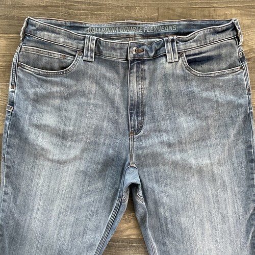 Duluth Ballroom Double Flex Standard Fit Jeans Men’s 42x30 Blue Denim 84336 - Picture 2 of 12
