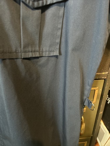 Camisa de Viento Vintage Obermeyer Retro Manga Larga A Presión N11 Talla XXL RN 37037 Azul Marino - Imagen 9 de 10