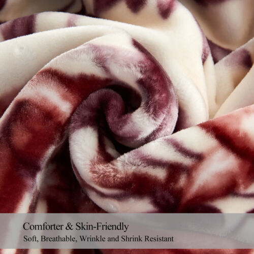 Embossed Luxury Mink Blanket Korean Fleece Plush Bed Blankets Quilt 85x95'' 9LBs - Picture 6 of 91