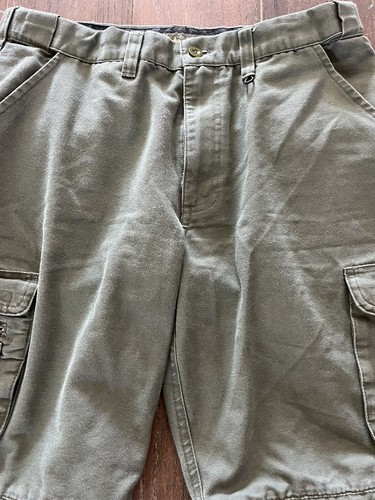 Boy Scouts of America Cargo Canvas Uniform Shorts Youth Size 18 Green - Picture 4 of 14