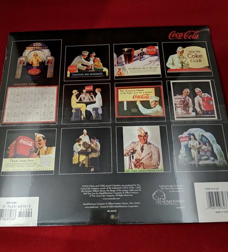 Coca Cola Coke - 2006 Wall Calendar - Nostalgic Coke Artwork 16 Month! - Picture 2 of 5