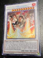 Yugioh Trident Dragion Secret Rare 1st Ed NMLegendary Collection 5D's LC5D-EN237