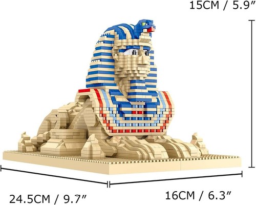 Great Sphinx Egypt Building Blocks – Famous World Architecture Educational Toy - Picture 5 of 10