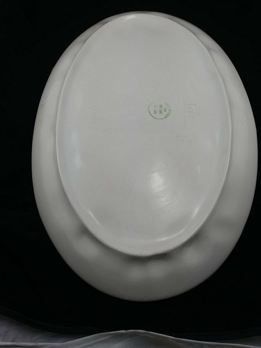Plato para servir blanco ovalado de 17,5" Estee Ceramiche para Williams uva granada - Imagen 8 de 11