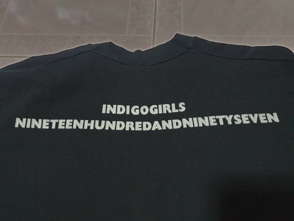 XL 90s USA製INDIGO GIRLS ビンテージ バンド Tシャツ 90s 90年代 インディゴガールズ バンT 音楽 ミュージック