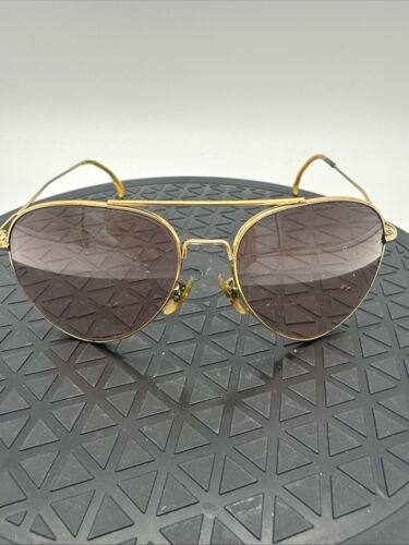 Lot Of Vintage Prescription Aviator Style Glasses And A Polarized Clip On - Picture 2 of 17