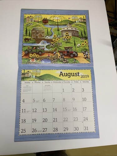 Lang Companies Country Sampler Cheryl Bartley Signed 2019 Wall Calendar NEW - Picture 11 of 16