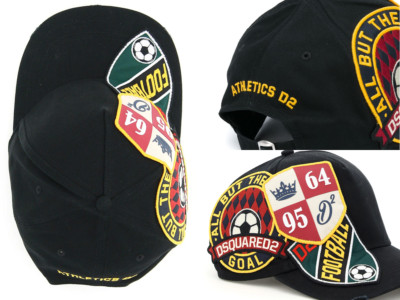 Dsquared2 Icon Football Goal Baseballcap Cap Kappe Basebalkappe Hat Hut 