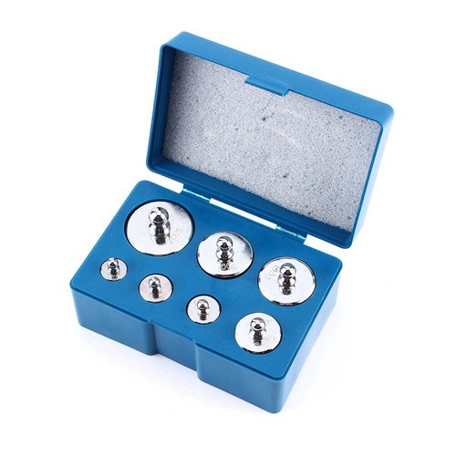 Set Of Calibration Weight Kits 7 Pieces 200 G 100 G 50 G 20 G 10 G Gram Set With - Picture 7 of 10