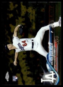 2018 Topps Chrome Walker Buehler Rookie Los Angeles Dodgers #71