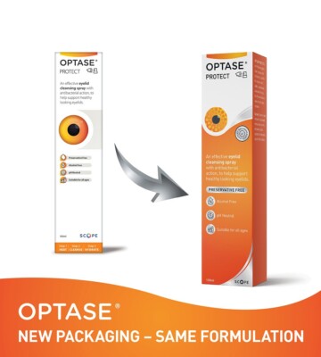 2 x 100ml Optase Protect hilft gegen Chalazion Gerstenkörner Blepharitis Infektionen