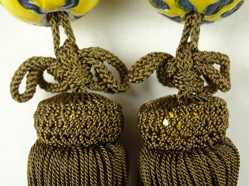 YA212 FUCHIN weight for hanging scrolls Japanese Pottery Ceramic Kakejiku - Picture 8 of 12