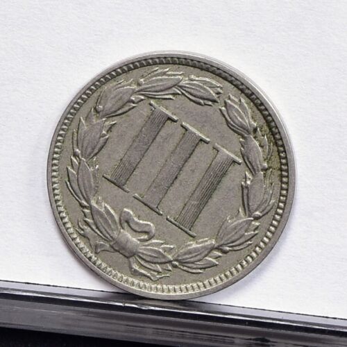 1869 Three Cent Nickel 3CN - XF (#58604-L) - Picture 7 of 8