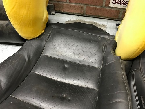 2011 Corvette C6 RH Passenger Upper Lower Seat Skin Cover W/ Foam - Foto 5 di 16
